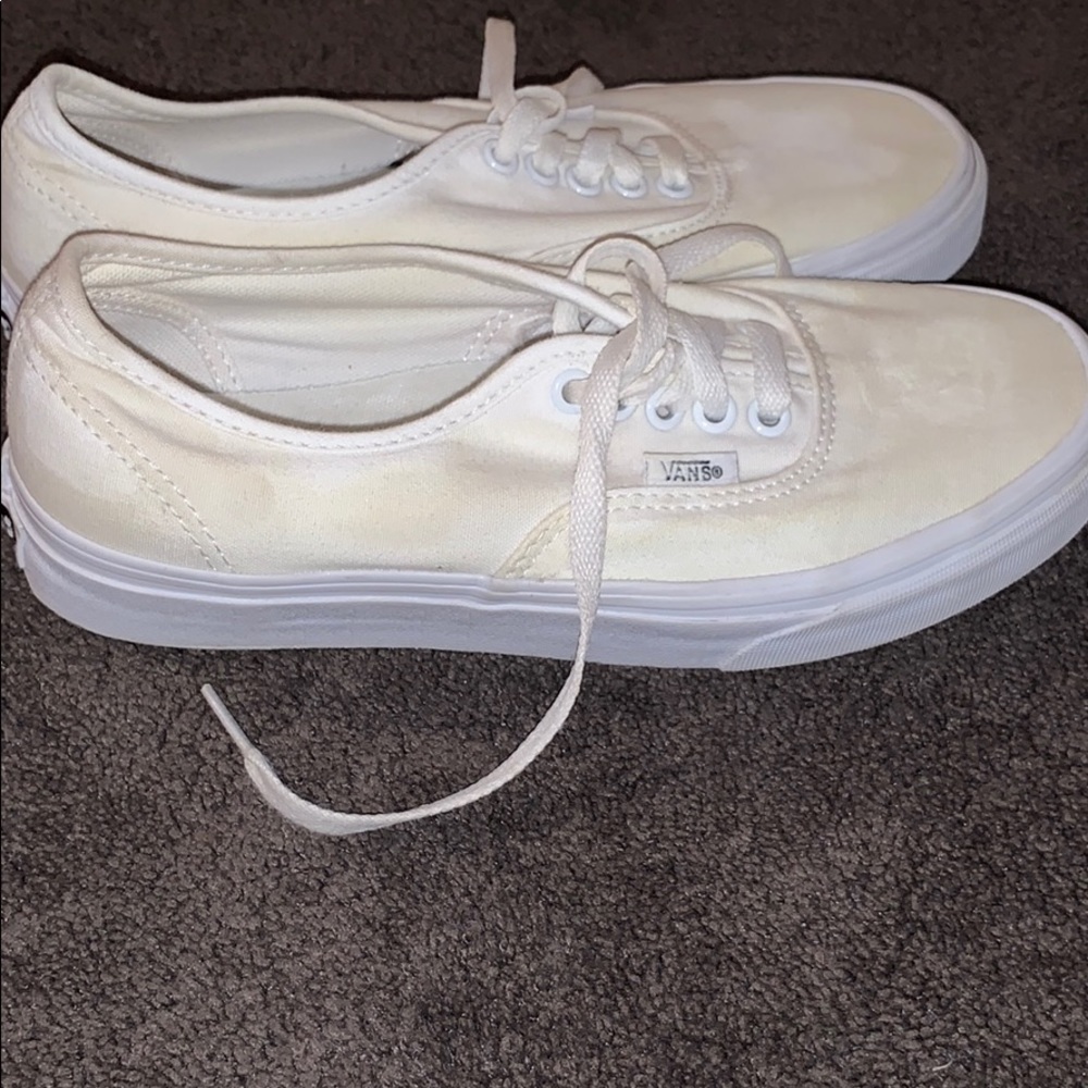 Classic white vans